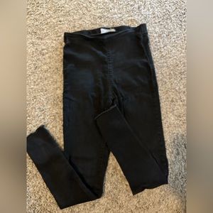 Free People Stretchy Black Leggings/Jeans